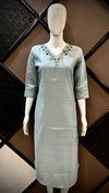 FF Roman Silk Straight Cut Designer Kurtis Catalog